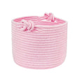 Customizable Handwoven Storage Basket With Knots
