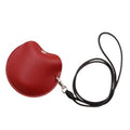 Foldable Leather Earphone Case with Lanyard