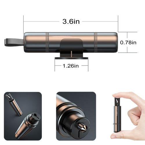 2-in-1 Emergency Car Safety Hammer