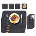 Personalized Felt Cloth Placemats Set