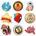 1" Custom Zinc Alloy Badge
