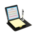 Leather Sticky Notes Holder With Pen Holder