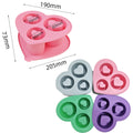 Heart Shaped Silicone Ice Cube Tray For Tumbler Cups