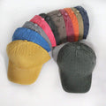 Embroidered Washed Baseball Cap