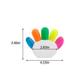 Palm-Shaped 5-Color Highlighters