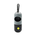 Pet Poop Bag Dispenser W/ Safety LED Flashlight & Carabiner