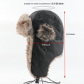 Warm Ear Flaps Winter Trapper Cap Trooper Aviator Hats