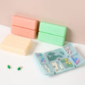 Magnetic Flip-Top Sealed 7-Compartment Pill Box