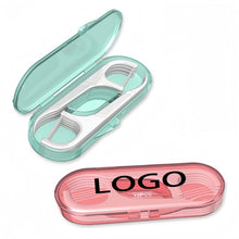 Refillable Portable Travel Floss Case 2 in 1