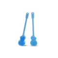 Guitar-Shaped Silicone Long Handle Body Bath Brush