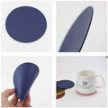 PU Leather Round Coaster