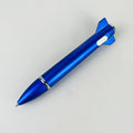 Plastic Rocket Shape Gel Rollerball Pen With Top Light