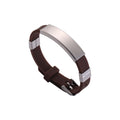 Stainless Steel Silicone Bracelet Wristband Engraved Logo