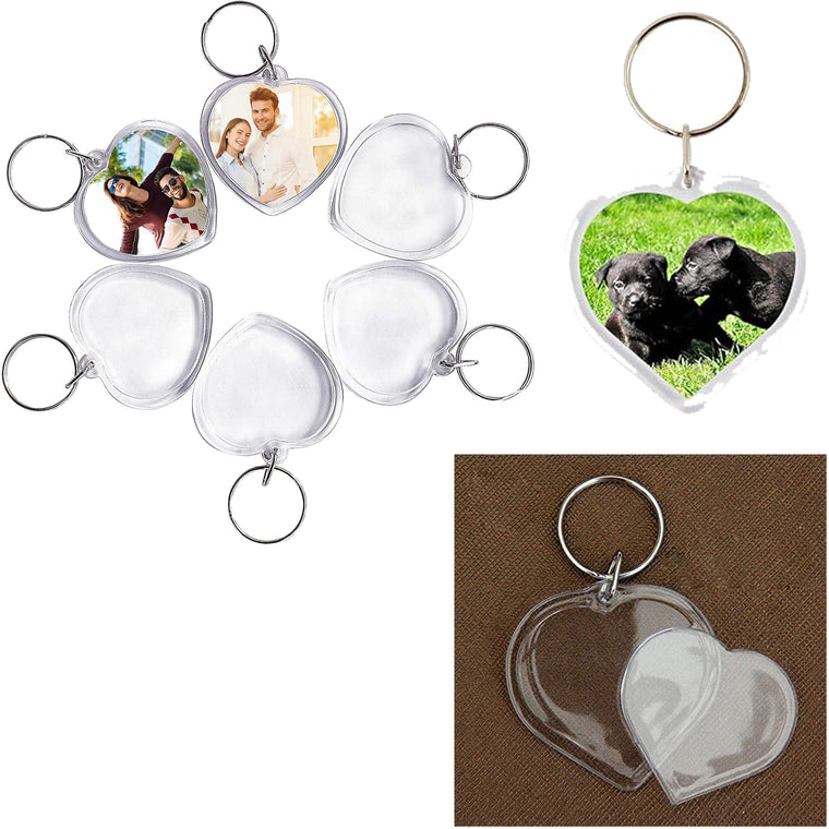 Clear Acrylic Photo Keychains