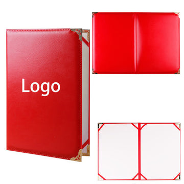 PU Leather Recitation Speech File Folder