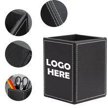 Pu Leather Desktop Stationery Storage Box