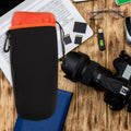 4 Pack Neoprene Camera Lens Pouches With Drawstring
