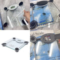 Transparent Digital Body Weight Scale