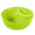 7inch Divided S-Shaped Two Compartments Cereal Bowl