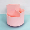 Desk 3 Slots 360-Degree Spinning Pencil Pen Holder