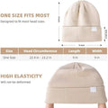 Satin Lined Winter Beanie Hats