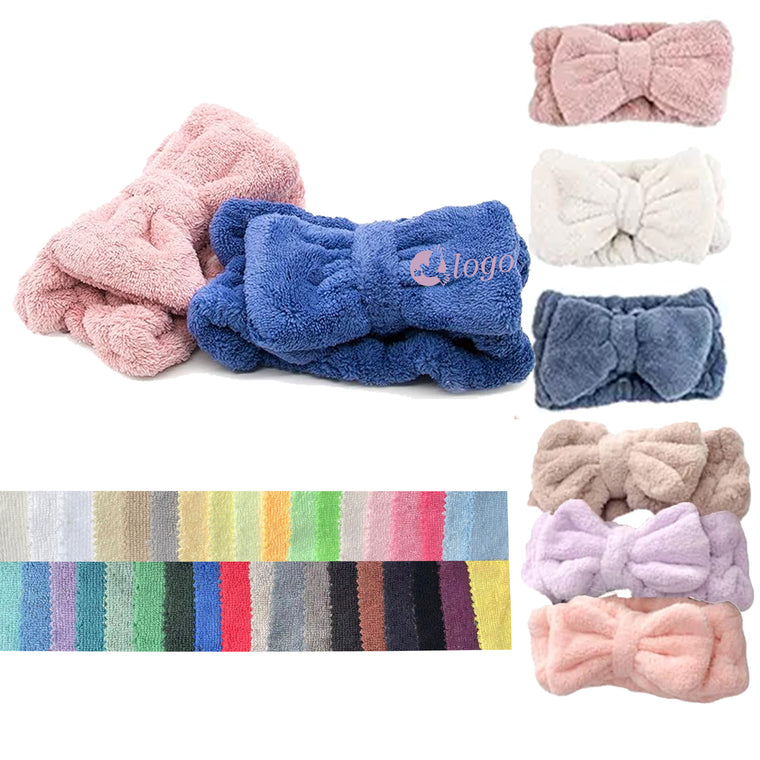 Microfiber Bowtie Headbands