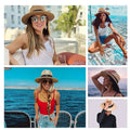 Wide Brim Straw Panama Hat