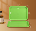 Plastic Rectangular Anti Slip Cutlery Tray