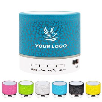 Led Cracked Mini Wireless Bluetooth Speaker