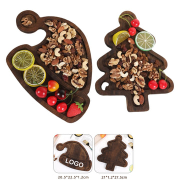 Wooden Christmas Tree Hat Tray