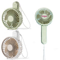 USB Rechargeable 3-speed Portable Handheld Fan with Lanyard
