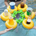 Inflatable Drink Coaster Pool Floats Cup Holders