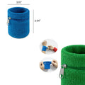 Cotton Wristband With Zipper Pocket