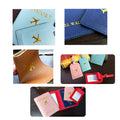 Luggage Tag And Passport Holder Set