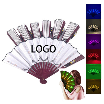 LED Glowing Folding Fan