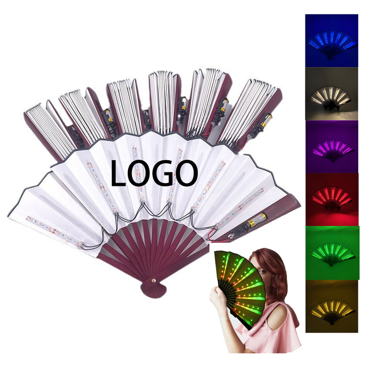 LED Glowing Folding Fan