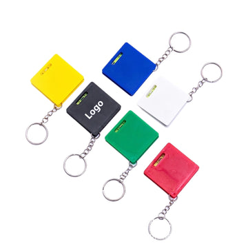 Mini Square Tape Measure Keychain
