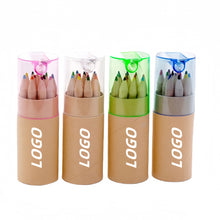 12 Colors Color Pencils Log Drawing Pencils