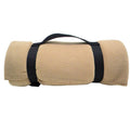 Warm Fleece Blanket Nylon Strap