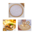 7.87 Inches Round Bamboo Tray