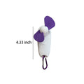 Keychain Sport Fan with LED Light- Battery Powered