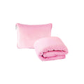 Travel Plane Flannel Blanket And Pillow Two-In-One