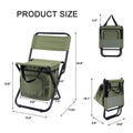 Folding Fishing Chair with Cooler Bag