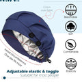 Adjustable Medical Scrub Caps Hat With Mask Buttons