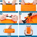 Waterproof Roll-Top Lightweight Dry Stowage Bag Backpack