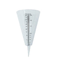 Rain Gauge with Scale Transparent Cone Rain Measuring Cup