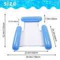 Foldable Reclinable Inflatable Swim Floatation Row