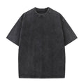 Unisex Cotton Short Sleeve Vintage Washed Basic Tees