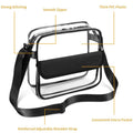 Adjustable Crossbody Clear Bag