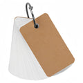 Kraft Loose-leaf Blank Sticky Notes Pocket Book